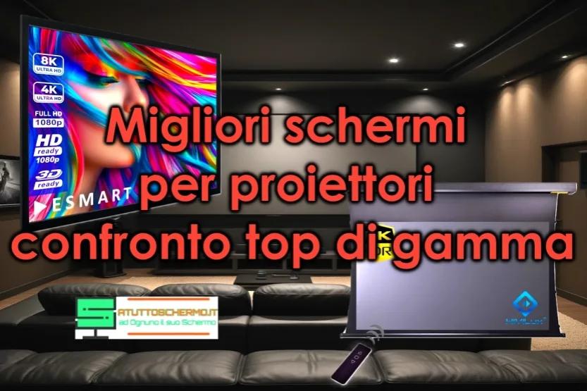 Migliori schermi per proiettori
