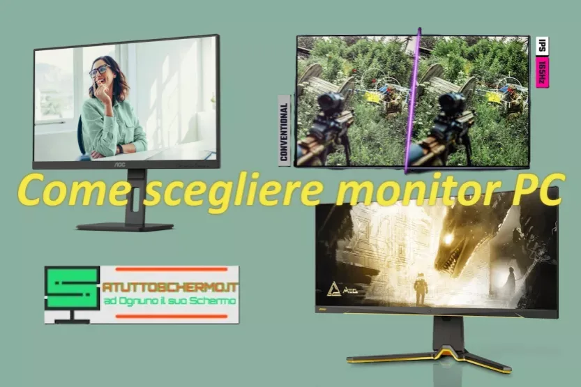 Come Scegliere il Monitor per PC Perfetto: Guida Completa 2026 Come scegliere monitor PC