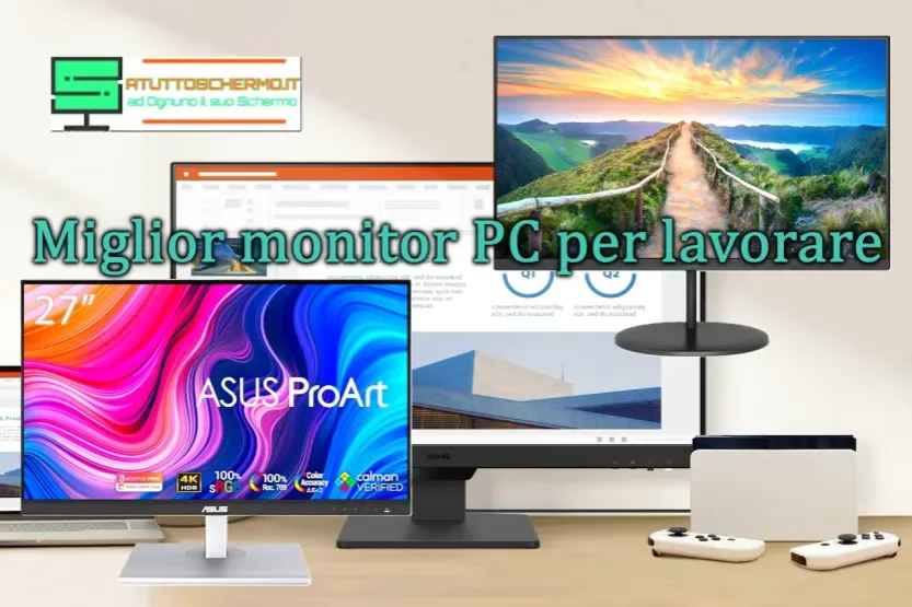 Miglior Monitor per Lavorare al PC nel 2026: Guida Completa alla Scelta Miglior monitor PC per lavorare