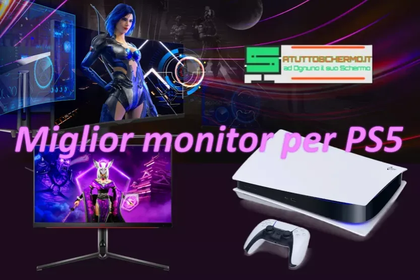 Migliori Monitor per PS5 2026: Guida ai Top Modelli 4K, HDMI 2.1 e Gaming a 120Hz Miglior monitor per PS5