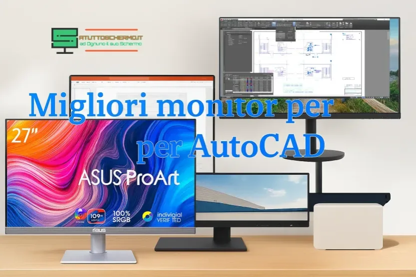Migliori Monitor per AutoCAD (2026) Migliori Monitor per AutoCAD