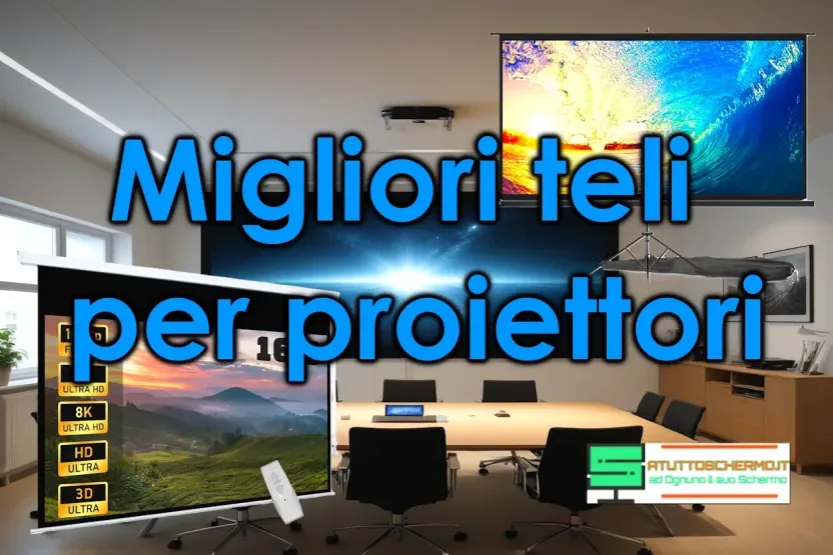 Migliori teli per proiettori 2026: guida, caratteristiche e consigli d’acquisto Migliori teli per proiettori