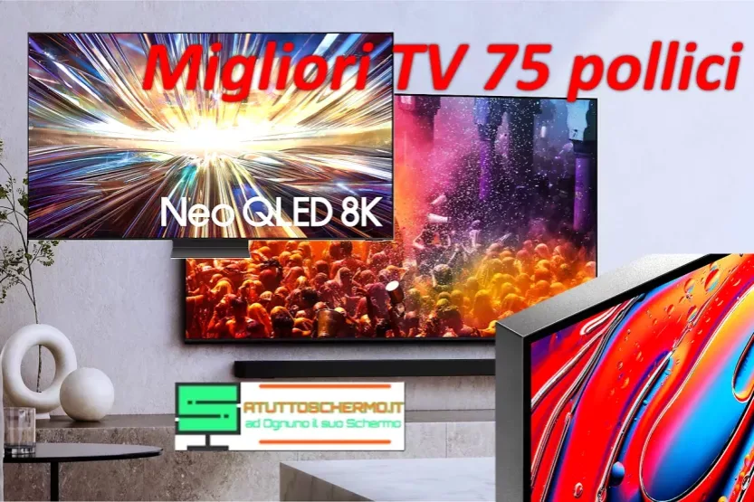 Migliori TV 75 Pollici del 2026: Guida all’Acquisto con Recensioni, FAQ e Confronti Migliori TV 75 pollici