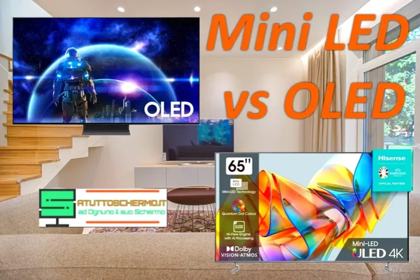 Mini LED vs OLED: Qual è la migliore tecnologia per TV e monitor? Mini LED vs OLED